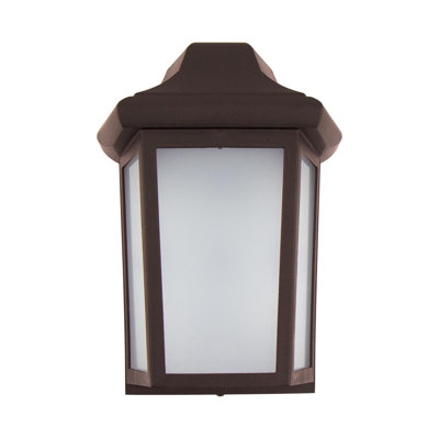 Sedona Narrow Wall Mount Outdoor Sconce with Frosted Acrylic Lens