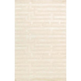 Canvello Bamboo Silk Cream Ivory Rug - 8'9" X 11'9"