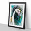 A Pink Flamingo Bird in Abstract - Picture Frame Painting Print-55629714-55629717