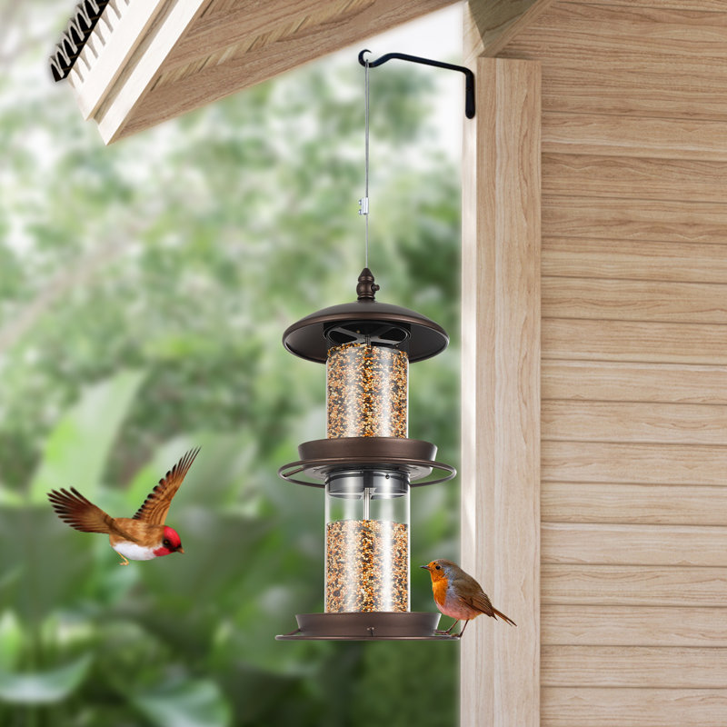 Mangeoire à oiseaux en métal Pavelas