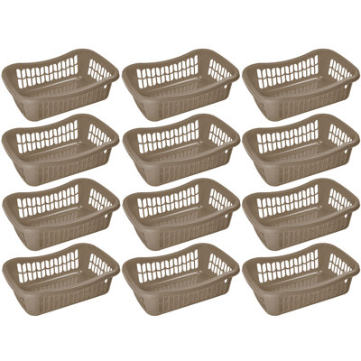 Ensemble de paniers en plastique large