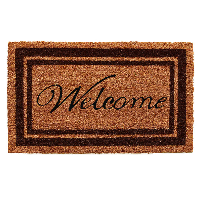 Stender Non-Slip Outdoor Doormat, Rectangle 1'6" x 2'6", Brown