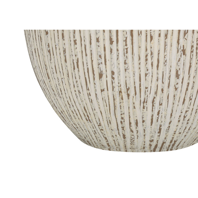 Lighting, h 26 po, lampe de table, céramique crème, abat-jour ivoire / crème, transitionnel