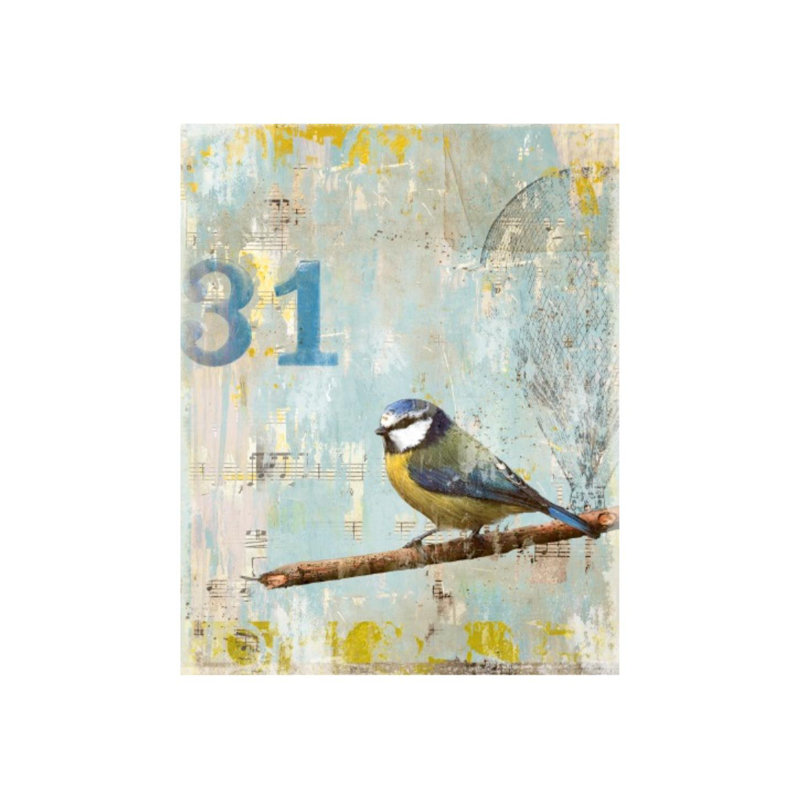 Aves 31 Print by Zoey Riley, Outdoor, 38" H x 30" W
