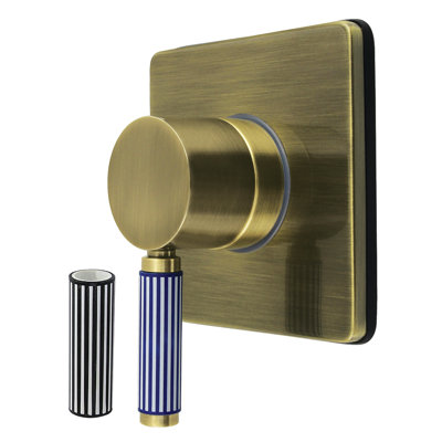 Kingston Brass Verona Single-Handle Six-Way Diverter Valve With Square Trim Kit