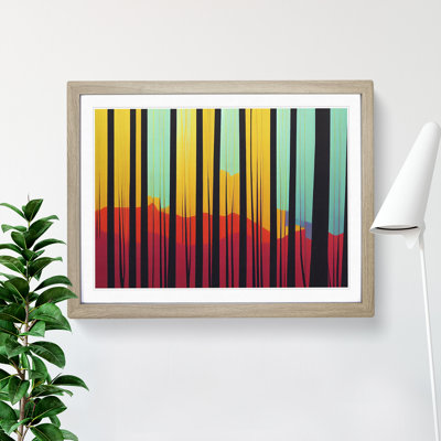 Incomparable Abstract Forest - Single Picture Frame Print