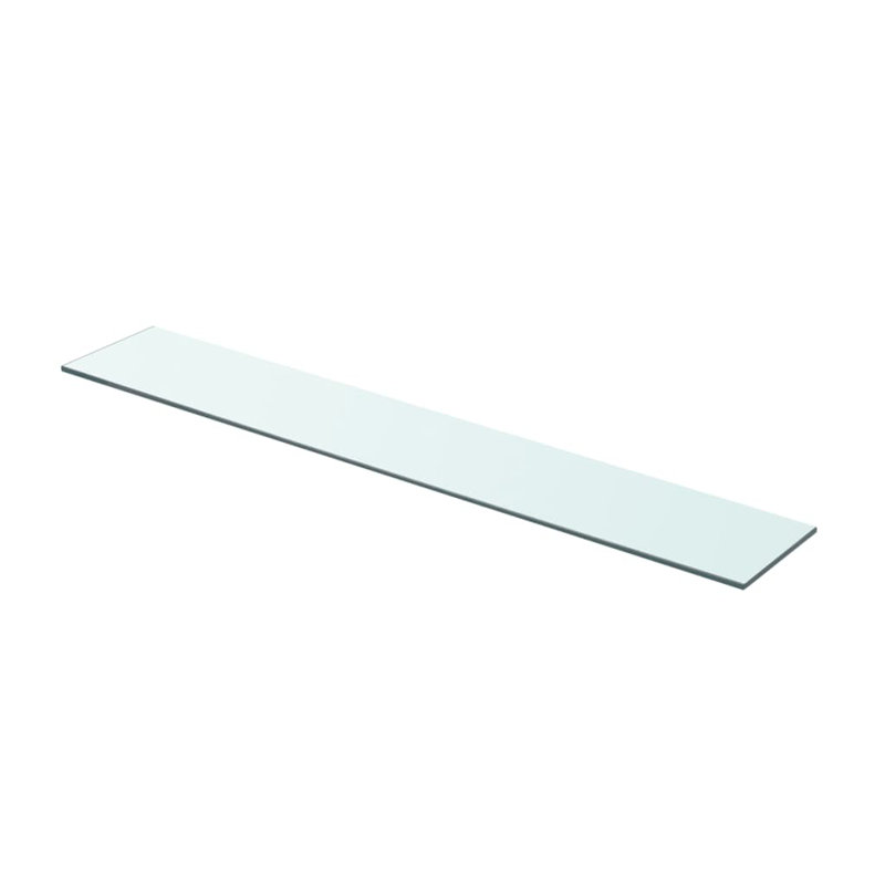 Tablette en verre, H 0,31 po x l 31,5 po x P 4,7 po