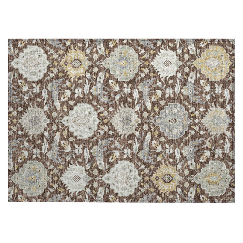  Machine Washable Indoor/Outdoor Chantille ACN1026 Rug, Rectangle 1'8" x 2'6"