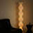 Stainless Steel Rotating-Formed Free-Form Living Room Floor Lamp