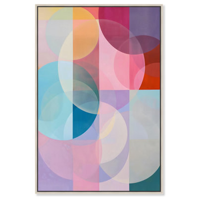 Toile Oneiric Circles I par Art Remedy, galerie tendue