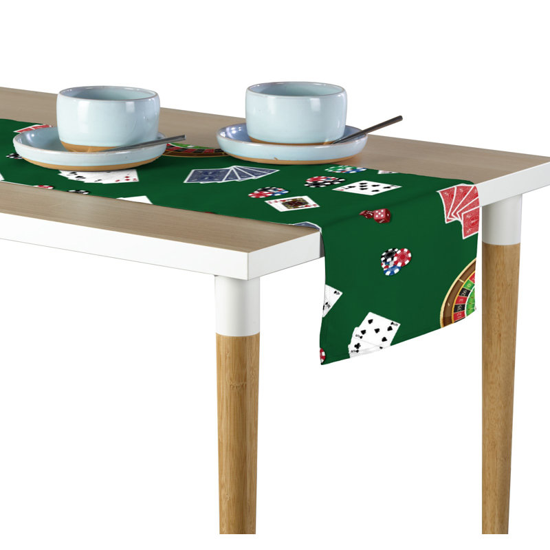 Vollmar Geometric Table Runner, 108" x 14"