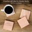 Ensemble de sous-verres carrés en grès naturel Thirstystone