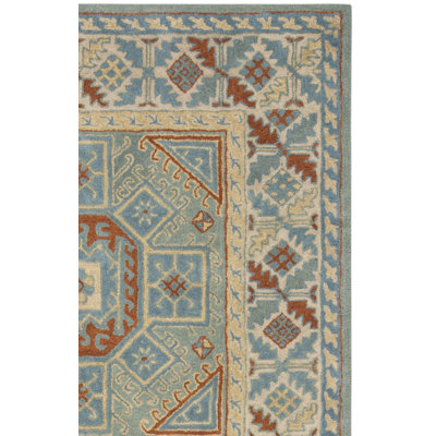 Washam Hand Tufted Wool Southwestern Rug