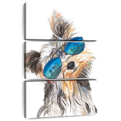 Yorkie avec abat-jour