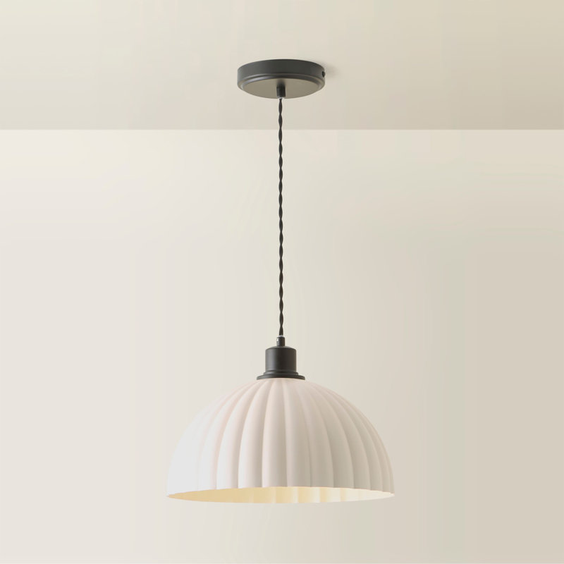 1 - Light Satin Pendant, Matte Black, No