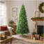 6FT Slim Christmas Tree – 850 Tips, PE+PVC Branches, Hinged Design for Easy Setup, Stable Metal Stand – Ideal for Corners & Small Spaces-1409230996
