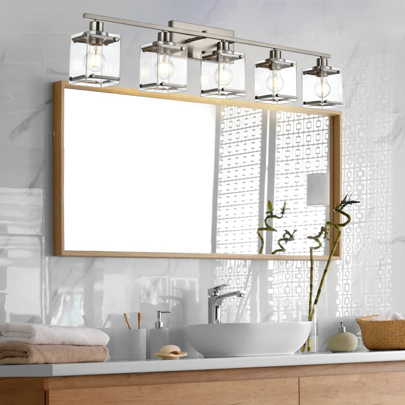 Audrius 5 - Light Dimmable Vanity Light, Brushed Nickel
