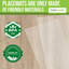 Ensemble de 6 napperons en plastique transparent protecteur de table en vinyle pour la salle à manger cuisine bureau peinture table résistante à la chaleur transparent napperons essuyables 17,5 x 12