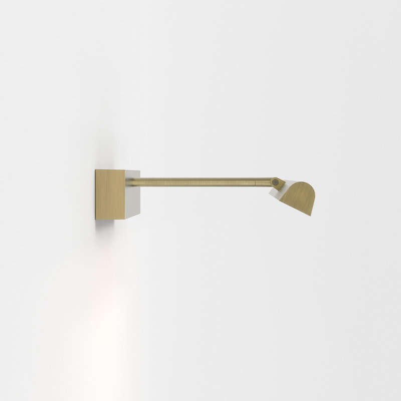 Renoir, 2.36" H x 20.47" W x 9.65" D, Matt Brushed Brass, 612 Lumens