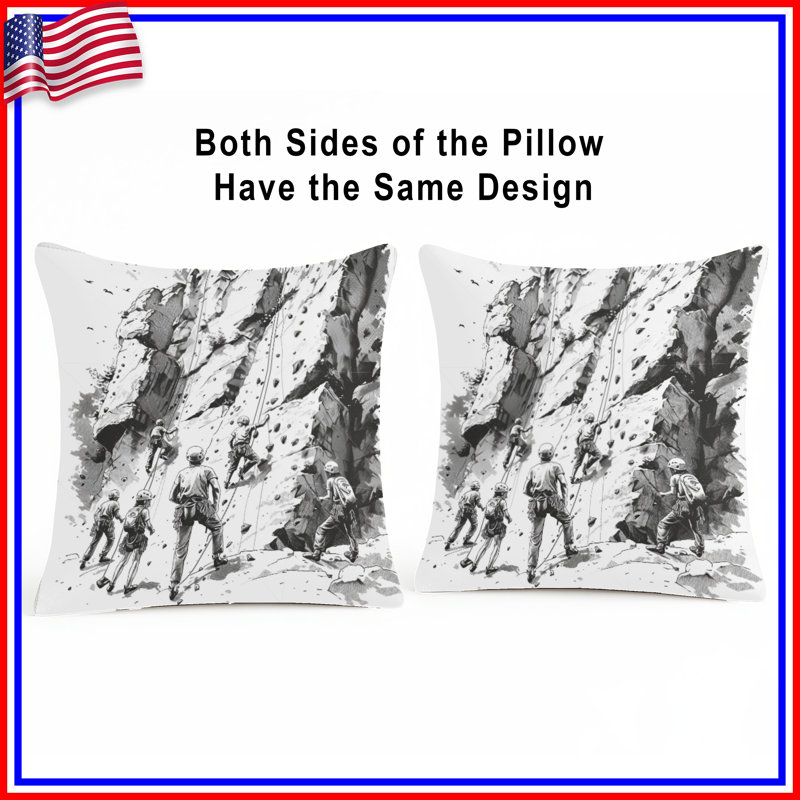 Coussin d'escalade, coussins double face Adventure, 26 po x 26 po