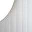 Table de salle à manger moderne 59,05 po en pierre artificielle blanche pouvant accueillir 8 personnes -Table tournante en pierre artificielle blanche 31,5 po