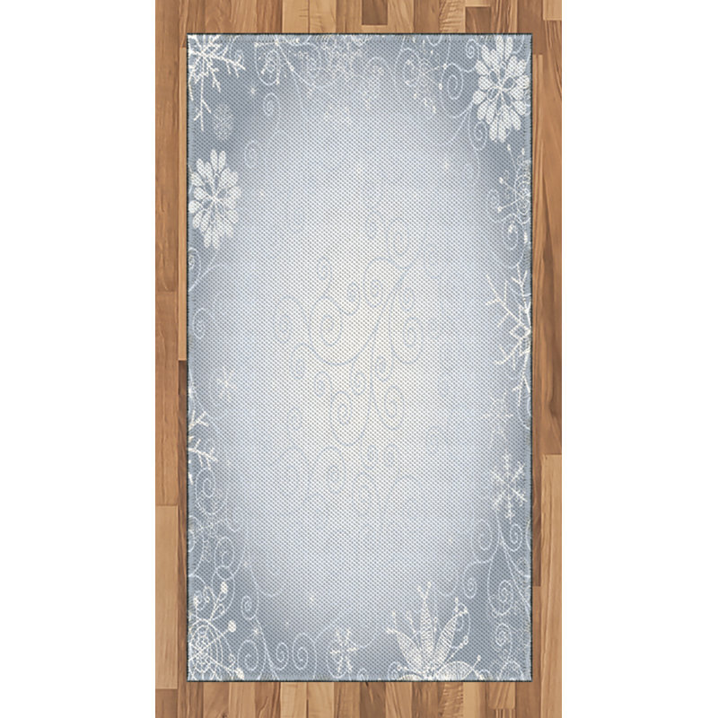 Ombre High Density Long Fiber Poly Threads Decorative Area Rug Carpet, Rectangle 2'7" x 5'