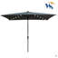 Parasols d'extérieur rectangulaires éclairés à DEL avec manivelle et bouton poussoir-1237557141