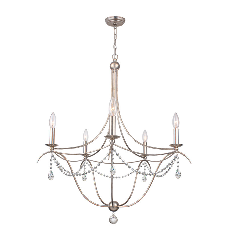 Farrington Gurney 5 - Light Dimmable Empire Chandelier, 30.5' H x 27.5' W