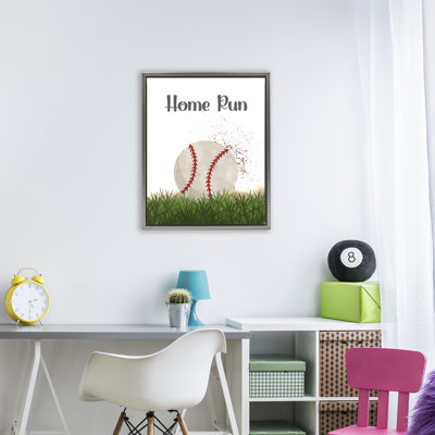 Have A Ball Home Run Floating Frame, design by Christine Simpson Art