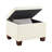 Akifa 21.50" Wide Leather Rectangle Storage Ottoman-82950516