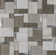 Magica Random Sized Glass/Stone Mosaic Tile in Gray/Brown