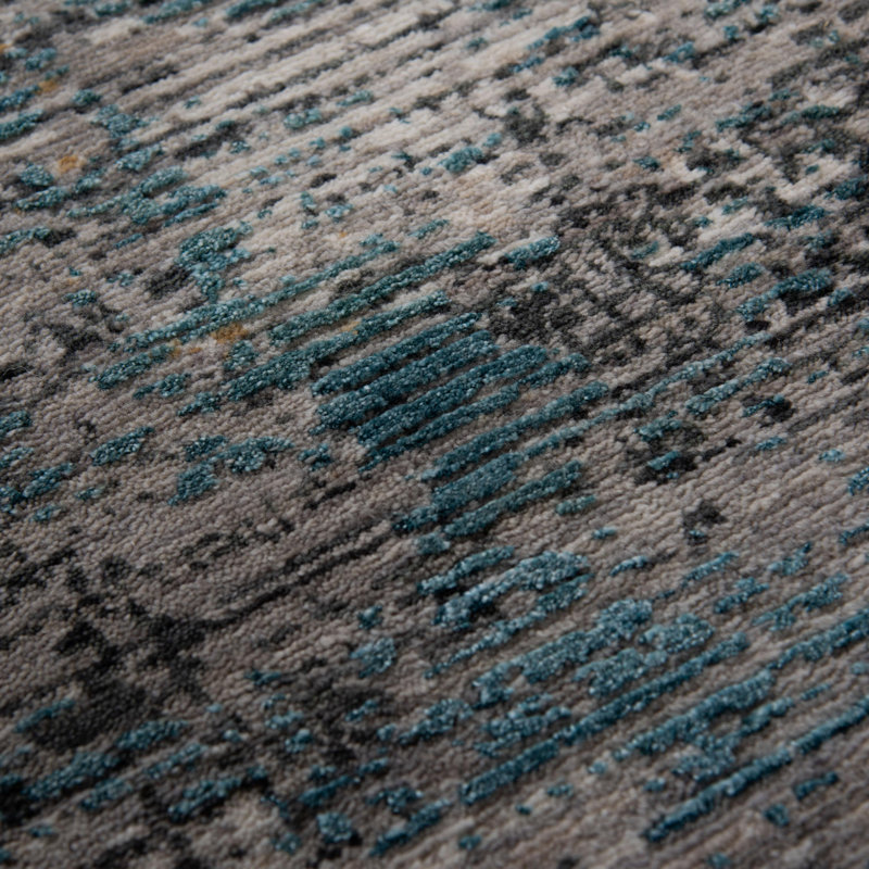 Tapis en laine tissé à la main / hybride, Rectangulaire 2 pi x 3 pi