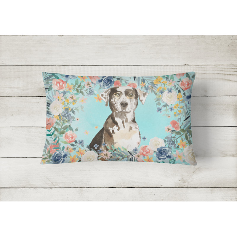  Coussin intérieur / extérieur, Chien Léopard Catahoula