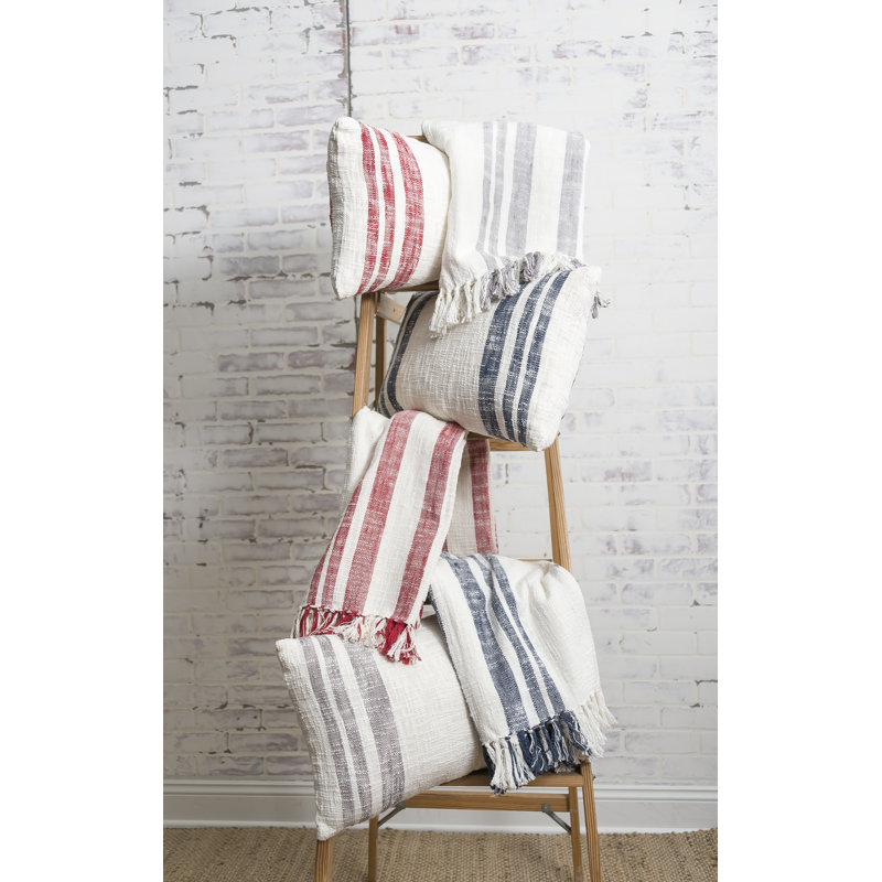 Dominika Morgan Cement Woven Throw Blanket, Canyon
