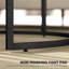 Tables gigognes, ensemble de 2 tables basses avec plateau en faux marbre