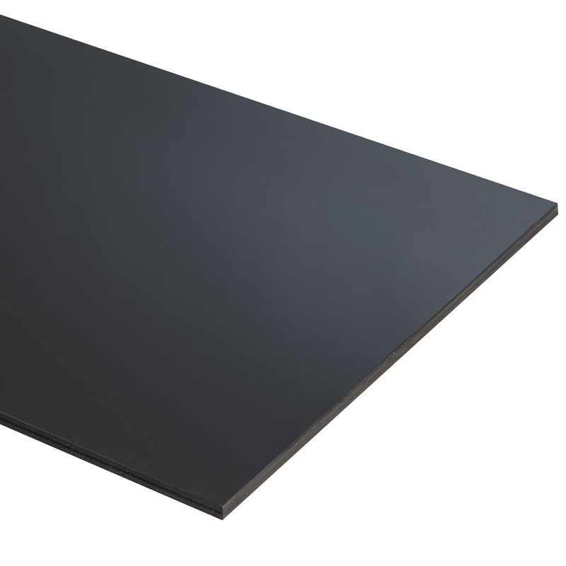 True Story Polished 12'' W x 12'' L Porcelain Throughbody Singular Tile, Black