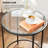 Doynton Glass End Table-890480723