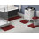 Ensemble de tapis de bain traditionnel en nylon ultra doux 5 pièces avec envers antidérapant Mccluney