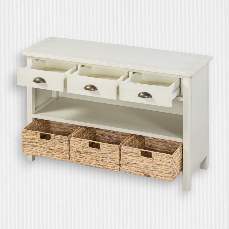 47'' Buffet Table, Antique White