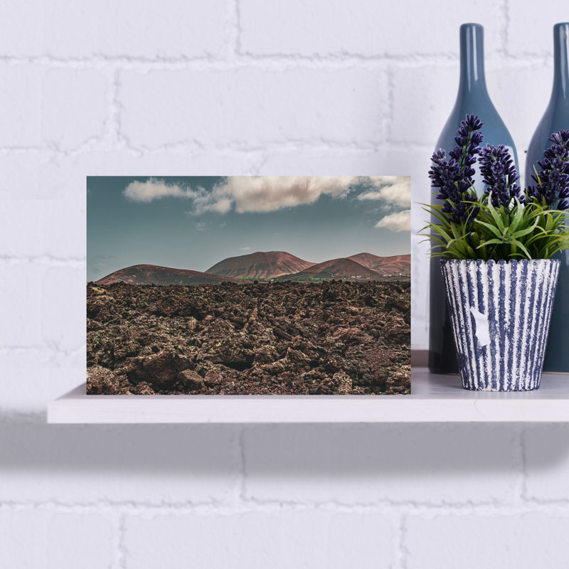 Contemporary Art Abstract Minimalist Architecture Landscape Wall Art by Michael Bangiev - Wrapped Canvas Print