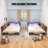 Daybed with Bookcase,Charging Station and LED Light-1713616012-1713616049