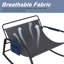 Chaise berçante avec fauteuil coulissant inclinable rembourré en cuir technique-1549110877