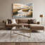 Art mural sur toile beige marais côtier-982766930