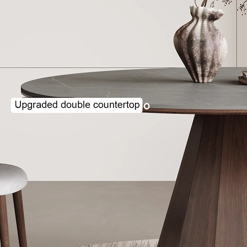 Ensemble de table moderne en bois massif, H 29,52 po x L 59,05 po x l 59,05 po