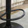 Newville Swivel Upholstered Adjustable Height Counter Stool with Metal Frame