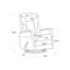 Fauteuil inclinable et pivotant manuel Beavin-1729482621