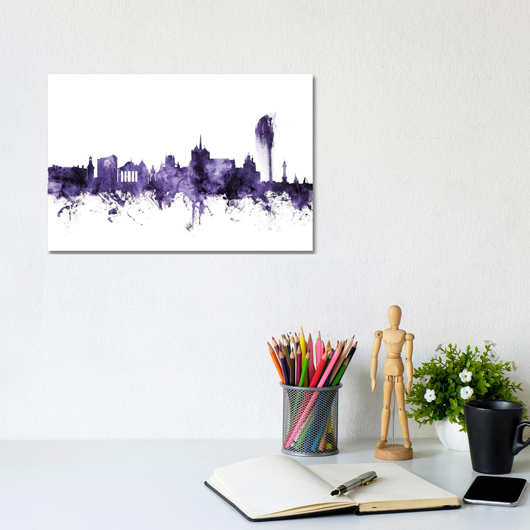 Geneva, Switzerland Skyline by Michael Tompsett - Wrapped Canvas Gallery-Wrapped Canvas Giclée
