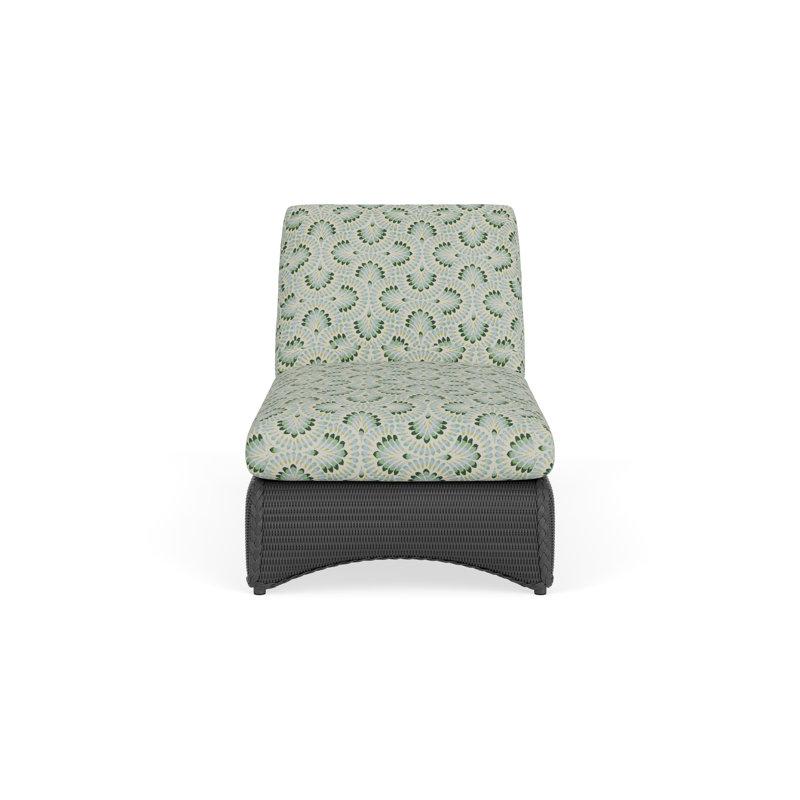 Loom Outdoor Chaise Lounge, Plume Spring, Hickory