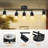 28.4'' 5 -Light Fixed Track Track Kit with Adjustable Head