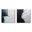 Cheryla - Ensemble de 2 collages carrés abstraits-101862993-101862994